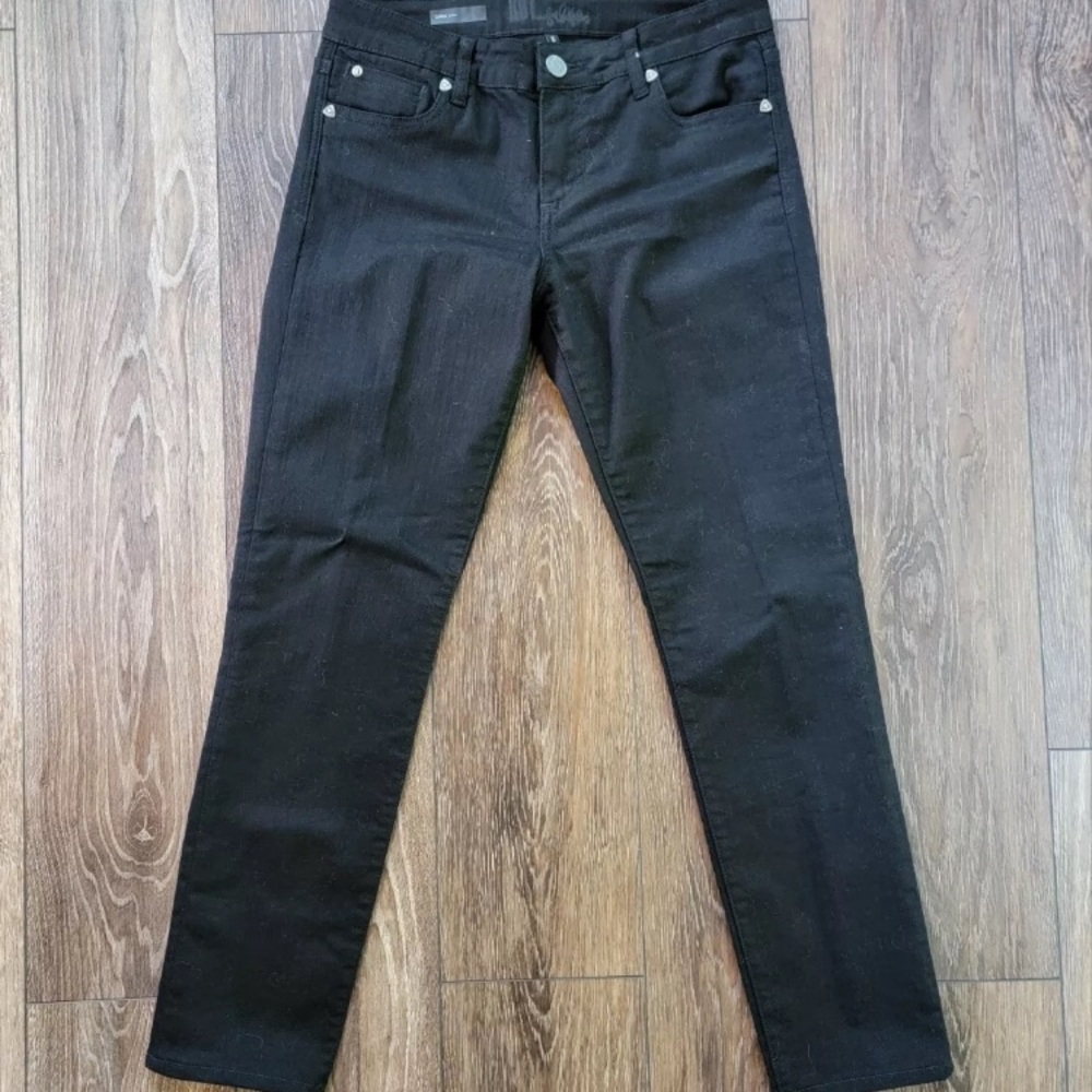 KUT from the Kloth Diana Skinny Jeans Black Pants Size 6 Womens Stretch - Picture 3 of 15